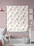 Blush Pink Trees roman blind, made to measure - British product