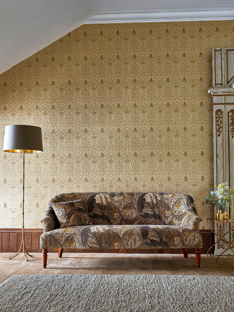 Morris & Co. wallpaper Blue Snakeshead design, imported from the UK