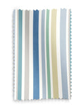 Roman blind in blue multi stripe pattern for kids bedroom, UK version