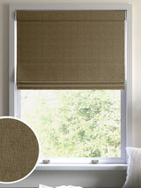 Next Hessian Brown Paso Made to Measure Roman Blind- Buy online at McGrocer