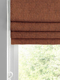 Terracotta Brown Paso roman blind made to measure, UK version