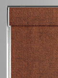 Terracotta Brown Paso roman blind made to measure, UK version