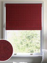 Next Burgundy Red Paso Made To Measure Roman Blind- Buy online at McGrocer