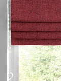 Burgundy red roman blind made to measure, UK version