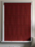 Burgundy red roman blind made to measure, UK version