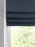 Ink Blue Paso made to measure roman blind - British product