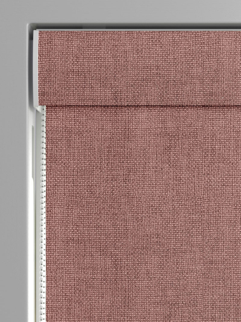 Roman blinds blossom pink textured pattern, imported from the UK