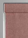 Roman blinds blossom pink textured pattern, imported from the UK