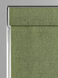 Paso roman blind apple green textured woven (British brand)