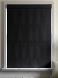 Paso charcoal grey roman blind, imported from the UK