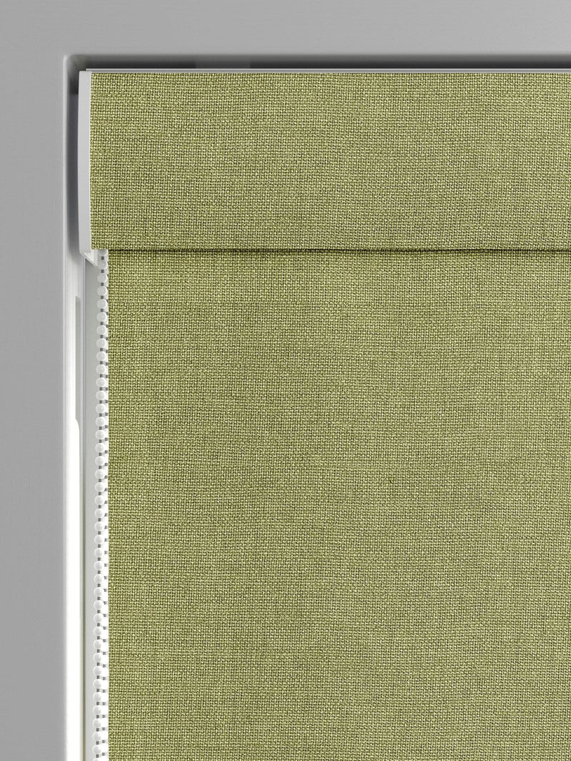 Harvi Apple Green made to measure Roman blinds (British brand)