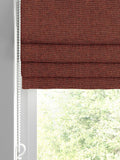 Harvi rust orange made to measure roman blinds, imported from the UK