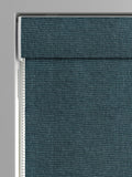 Harvi teal roman blind made to measure, imported from the UK