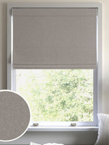 Next Harvi Otter Brown Made to Measure Roman Blind- Buy online at McGrocer