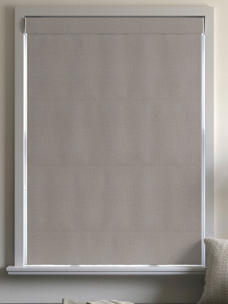 Harvi Otter Brown made to measure roman blind, UK version