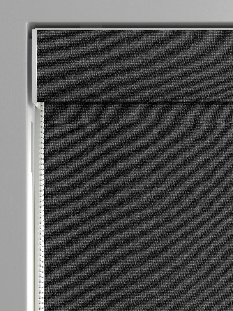 Harvi Roman blinds Smoke Grey made to measure - British product
