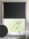 Harvi Roman blinds Smoke Grey made to measure - British product