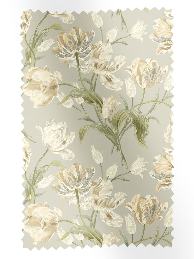 Laura Ashley Gosford fabric sage green - British product
