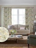 Laura Ashley Gosford fabric sage green - British product