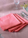 Nina Campbell pink fabric napkins 4 pack, imported from the UK