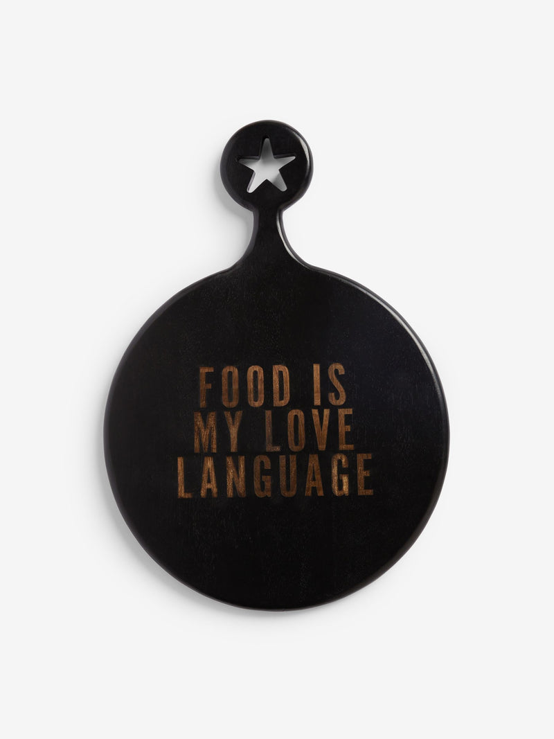Rockett St George Black Medium Wood Serveboard, imported from the UK