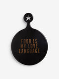 Rockett St George Black Medium Wood Serveboard, imported from the UK