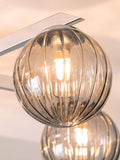 Smoke grey glass spare part for Kelan light fitting (British brand)