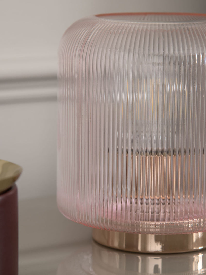 Rose Pink Evie battery operated ambient lamp (British brand)