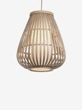 Kita easy fit pendant lamp shade natural wood, UK version