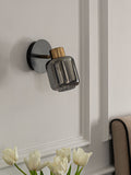 Jensen smoke grey wall light (British brand)