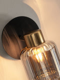 Jensen smoke grey wall light (British brand)