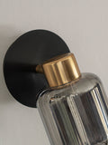 Jensen smoke grey wall light (British brand)