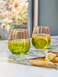 Rockett St George tumbler glasses set of 2, imported from the UK
