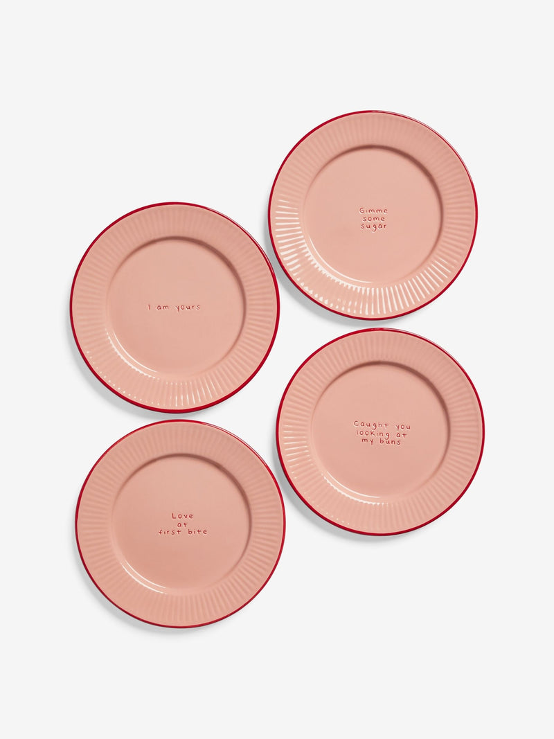 Rockett St George First Bite side plates 4-pack, imported from the UK