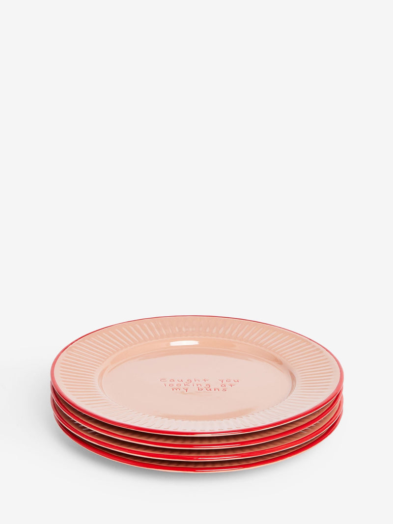 Rockett St George First Bite side plates 4-pack, imported from the UK