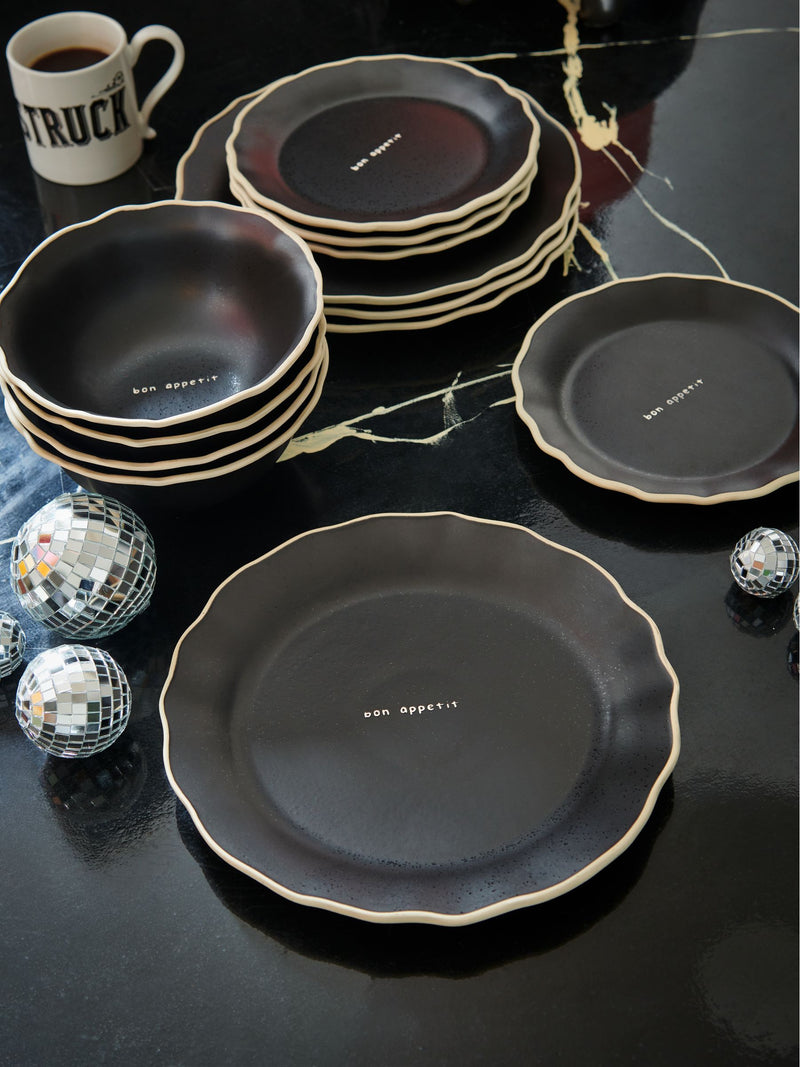 Rockett St George Bon Appetit dinner set 12 piece, imported from the UK
