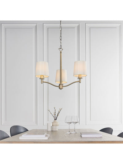 Next Gallery Home Gold Alma 3-Light Ceiling Pendant- Buy online at McGrocer