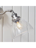 Gallery Home Brushed Silver Pierre wall light (British brand)