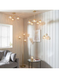 Gallery Home Gold Dilan floor lamp 162cm, imported from the UK