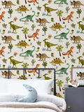Dinosaur wallpaper sample A4, UK version
