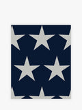 Navy blue stars wallpaper sample - British product
