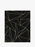 Black Abstract Geo wallpaper sample, imported from the UK