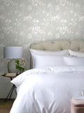 Pink Country Leaves A4 wallpaper sample, imported from the UK