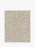 Ditsy leaf A4 wallpaper sample in sage green - British product