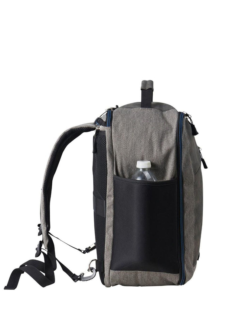 Cabin Max Manhattan travel bag grey blue 40x20x25, imported from the UK