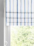 Laura Ashley Dark Seaspray Blue kids roman blind, imported from the UK
