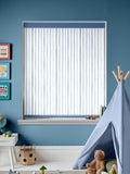 Laura Ashley Dark Seaspray Blue roller blind (British brand)