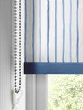 Laura Ashley Dark Seaspray Blue roller blind (British brand)