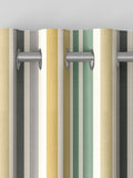Yellow Multi Stripe made to measure curtains for kids (British brand)