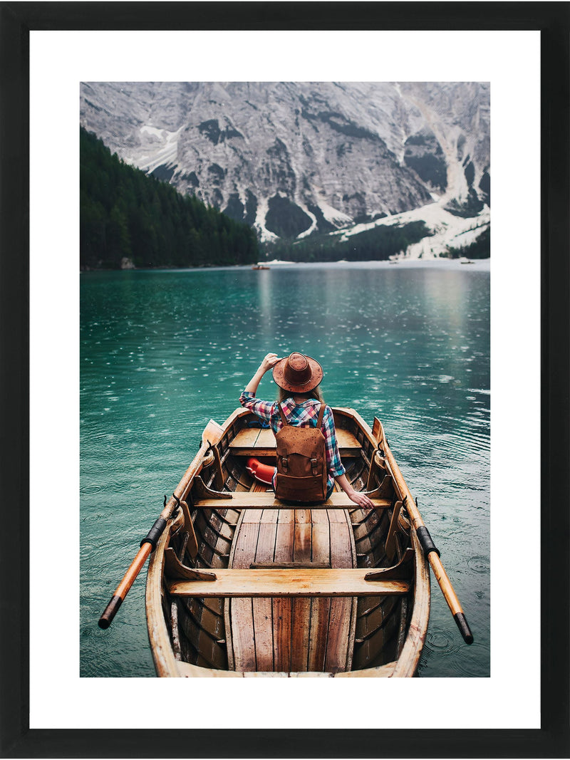 Brookpace Lascelles framed wall art Pragser Wildsee 2 65x50cm, UK version